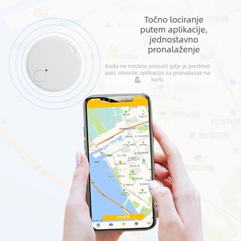 Mali Bluetooth tracker za ključeve i novčanik, dvosmjerni alarm za lociranje, model Y02, Bluetooth veza, domet 15 m, baterija 230 mAh, ABS materijal
