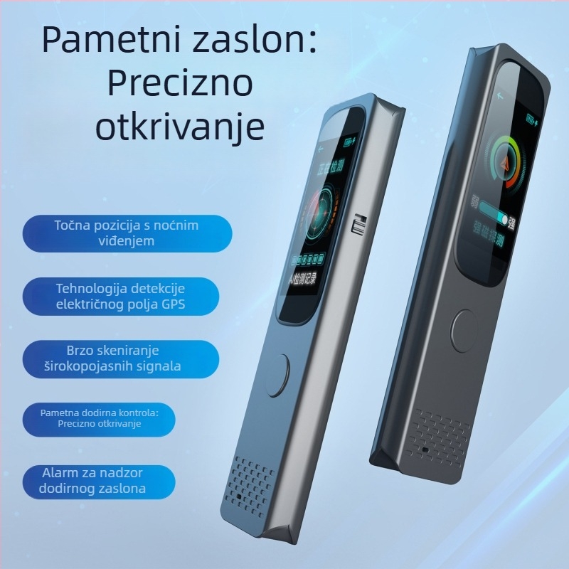 F666 Bežični detektor kamere s IR detekcijom i GPS pozicioniranjem, opseg detekcije 1-12000, radni napon 3.7V, zvukovno‑vibracijski alarm
