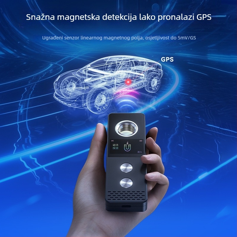 S88 Bežični infracrveni detektor s zaslonom – detektor skrivenih kamera za hotele, frekvencijski pojas 50MHz-8GHz, domet 10 cm-10 m, napon 5V, zvukom/vibracijom alarm