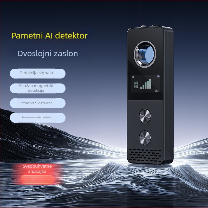 S88 Bežični infracrveni detektor s zaslonom – detektor skrivenih kamera za hotele, frekvencijski pojas 50MHz-8GHz, domet 10 cm-10 m, napon 5V, zvukom/vibracijom alarm