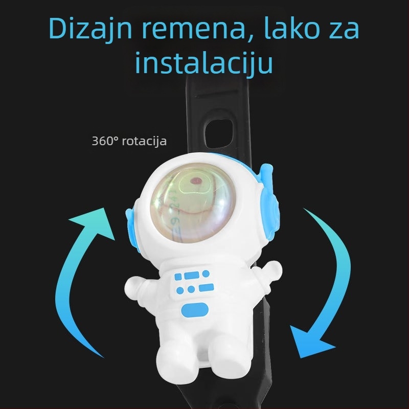 Stražnje svjetlo za bicikl za noćnu vožnju na planinskim i cestnim biciklima s upozoravajućom svjetlošću | Anybike | Kod proizvoda Al867172084426 | Nije uvezeno