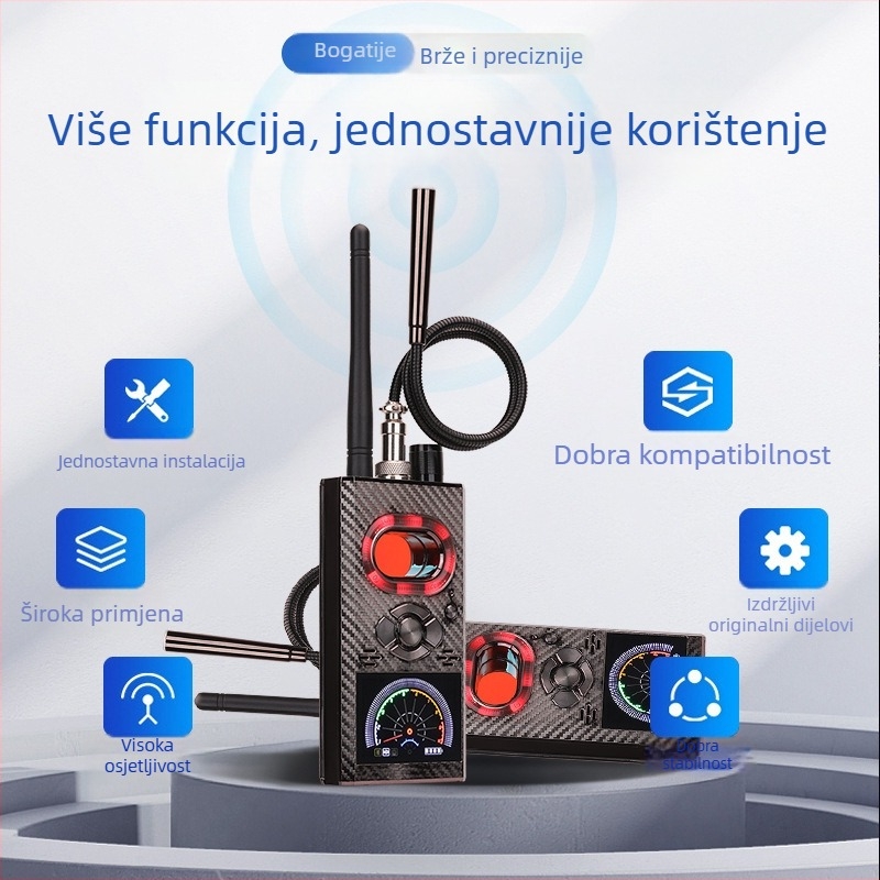 K99 Bežični detektor za automobile s vibracijskim alarmom, frekvencijski raspon 1-8000 Hz, radni raspon 0.1-10