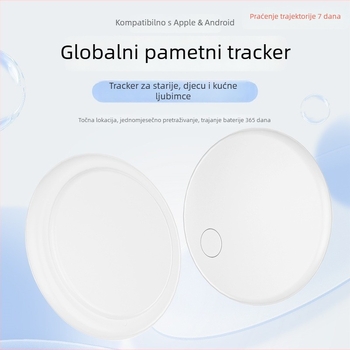 GPS tracker D2 – globalni lokator s Bluetooth praćenjem i alarmom, nosivi privjesak, baterija 210 mAh, iOS kompatibilan