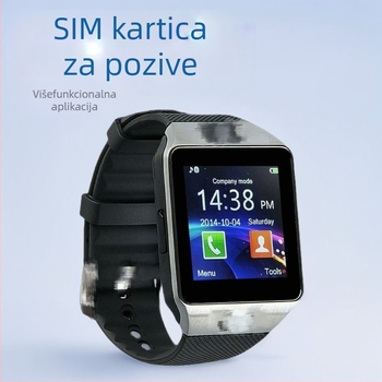 Pametni sat sa SIM karticom za pozive, Bluetooth i pedometrom; kućište od aluminijske legure, TFT zaslon