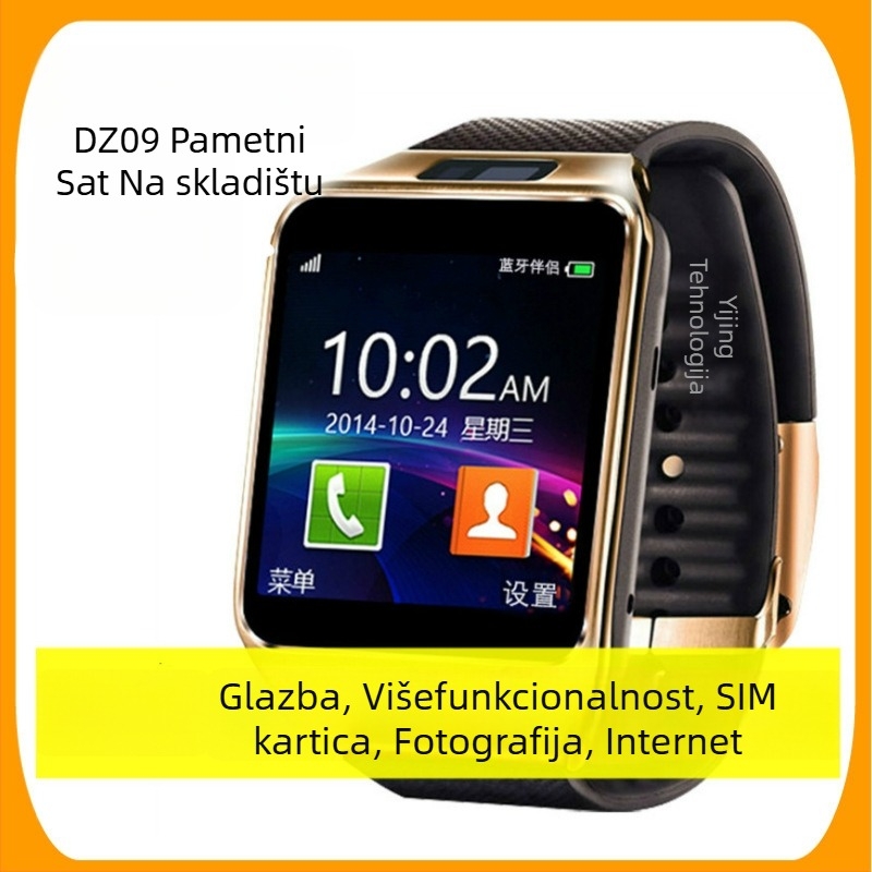 Pametni sat sa SIM kartom, 44 mm aluminijsko kućište, IPS zaslon, Android kompatibilan, 380 mAh baterija