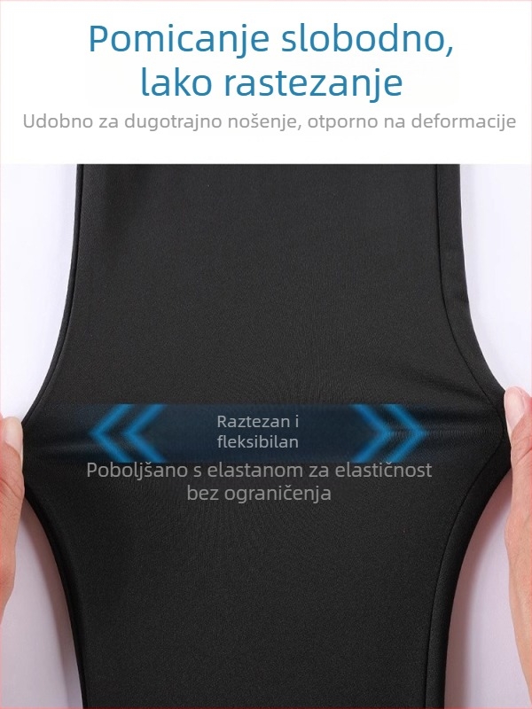 Unisex sportske hlače za trčanje i maraton, ravni kroj, brzo se suše, prozrađiva mješavina poliestera, visok pojas, 92,8% poliester
