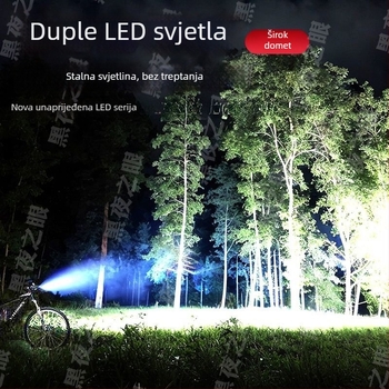 Prednje svjetlo za bicikl za noćnu vožnju – USB punjenje, visoka svjetlost LED, za vanjsku upotrebu, univerzalno za brdske bicikle