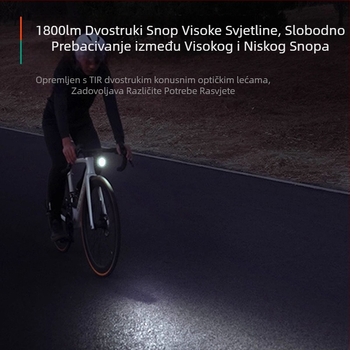Blackbird pametni prednji LED far za bicikl, s brzim otpuštanjem, vodootporan, za cestovne i planinske bicikle, anti-zamućenje, model L5