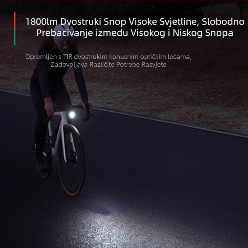 Blackbird pametni prednji LED far za bicikl, s brzim otpuštanjem, vodootporan, za cestovne i planinske bicikle, anti-zamućenje, model L5