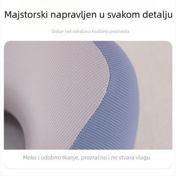 Putni jastuk U oblika memorijskom pjene (Punjenje: memorijska pjena; Oblik: U; Pogodno za sve dobne skupine; Stil: moderan minimalistički)