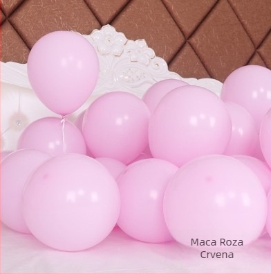 Dekorativni okrugli lateks baloni za svadbenu dekoraciju i dječje proslave; dekorativni balon, okrugli oblik, lateks, bez otiska logotipa