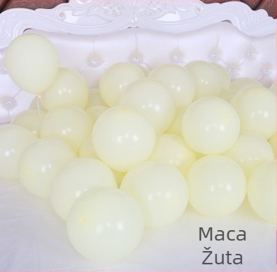Dekorativni okrugli lateks baloni za svadbenu dekoraciju i dječje proslave; dekorativni balon, okrugli oblik, lateks, bez otiska logotipa