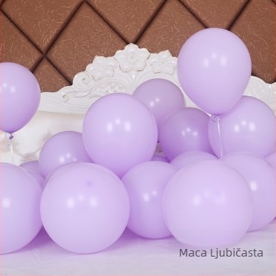 Dekorativni okrugli lateks baloni za svadbenu dekoraciju i dječje proslave; dekorativni balon, okrugli oblik, lateks, bez otiska logotipa