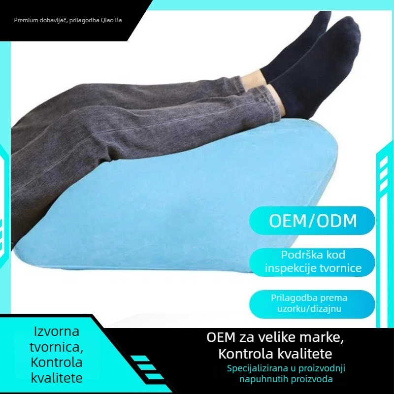 Naduvavanje jastuka za noge s naslonom, sklopiva PVC stolica, model NDISJ, moguć prilagođeni logotip