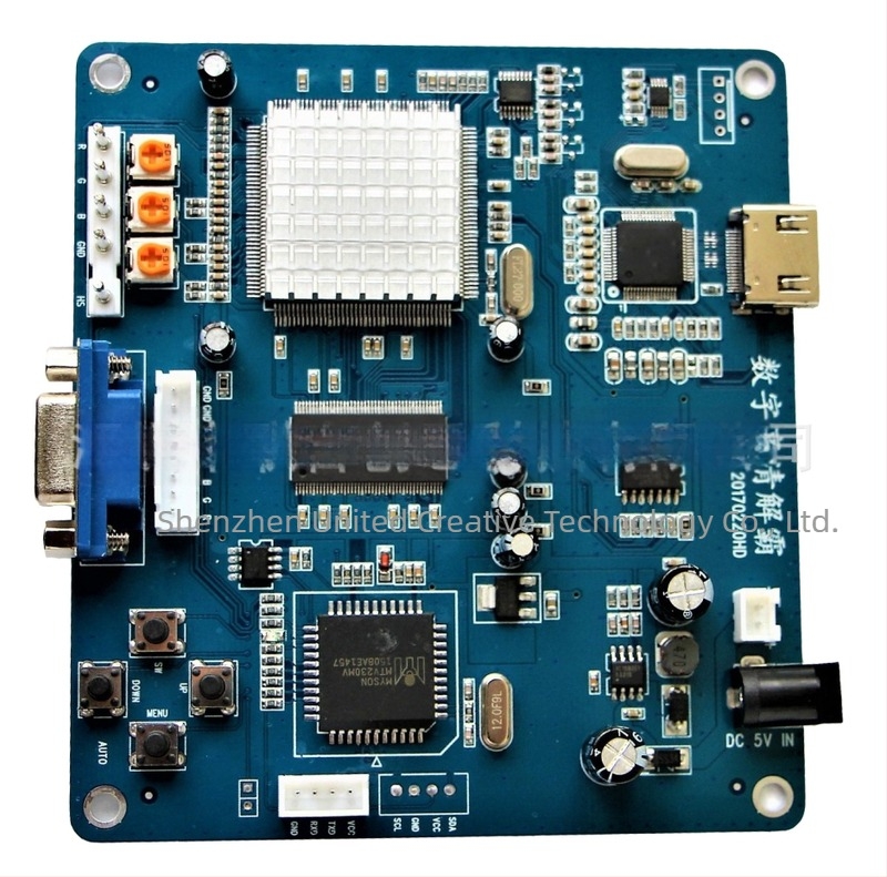 LA-HD01 VGA/RGBHV/RGBS u HDMI video konverter sa scalerom, podržane rezolucije 640x480, 800x600, 1024x768, 1360x768; napajanje; OEM kompatibilnost