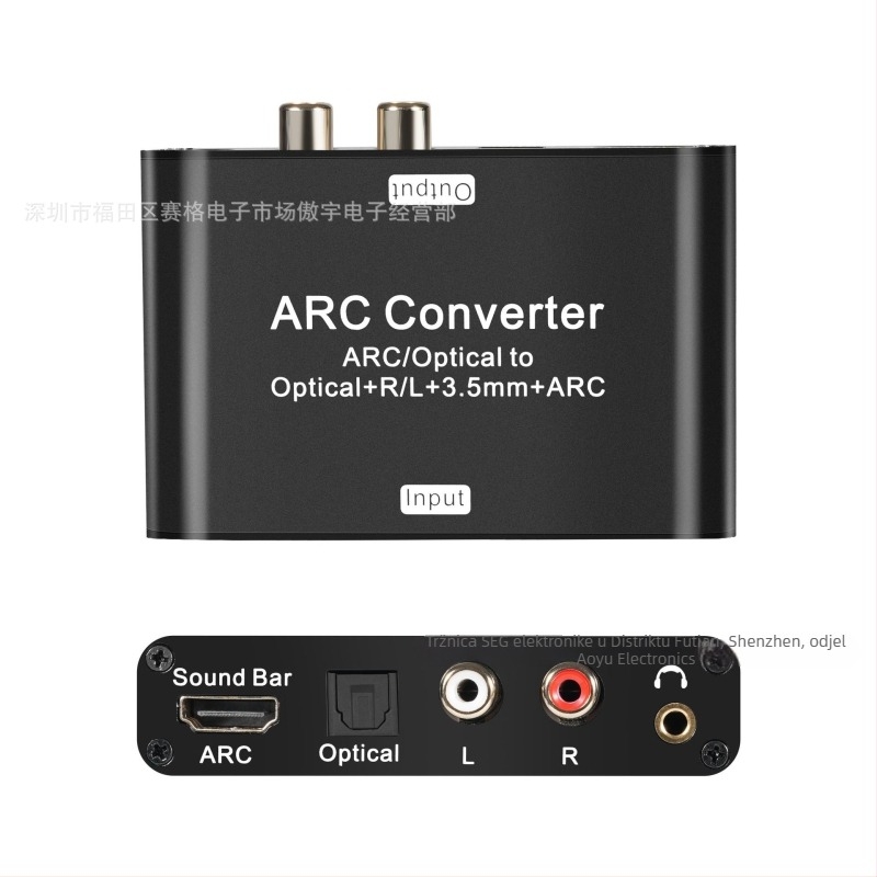 HDMI ARC audio adapter s optičkim na analognu DAC192K, model 133