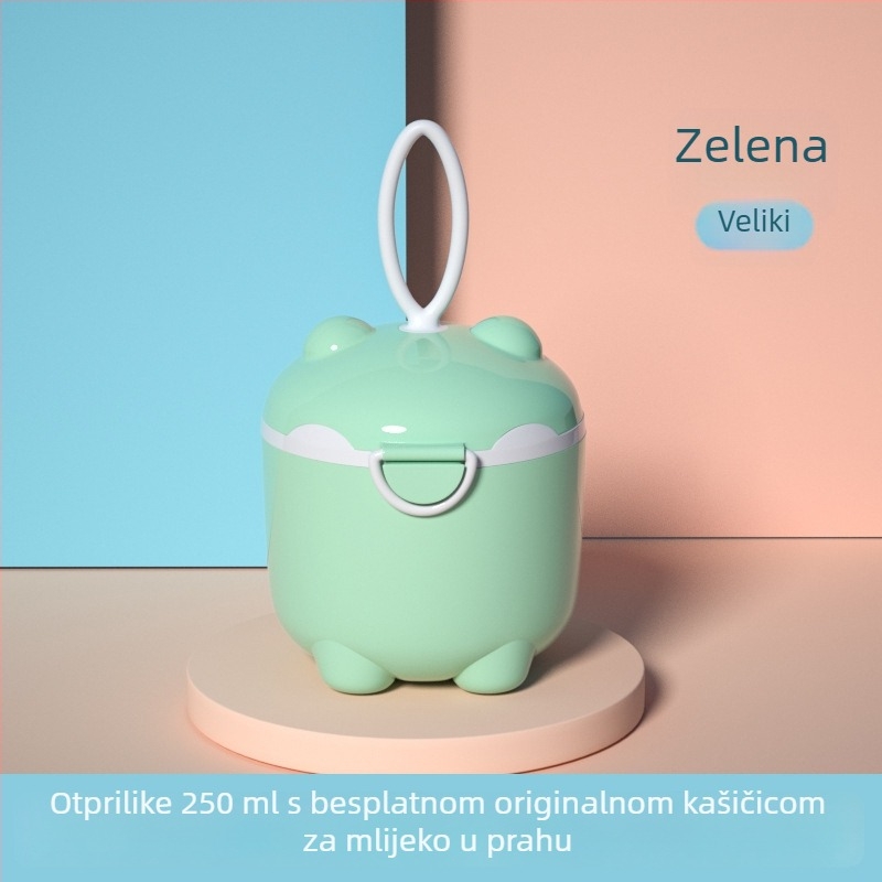 Kutija za bebine mlijeko u prahu, dvostruki sloj dizajn, brend Tired, pogodna od rođenja do 3 godine