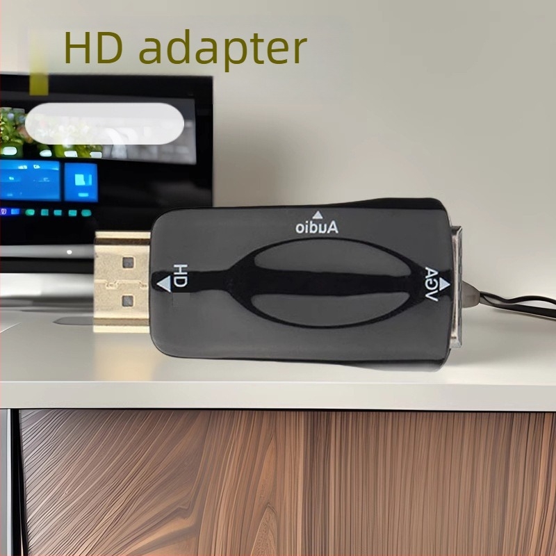 HDTV na VGA audio adapter (YH0016) — podrška 1080p, univerzalna kompatibilnost, dongle-stil konverter