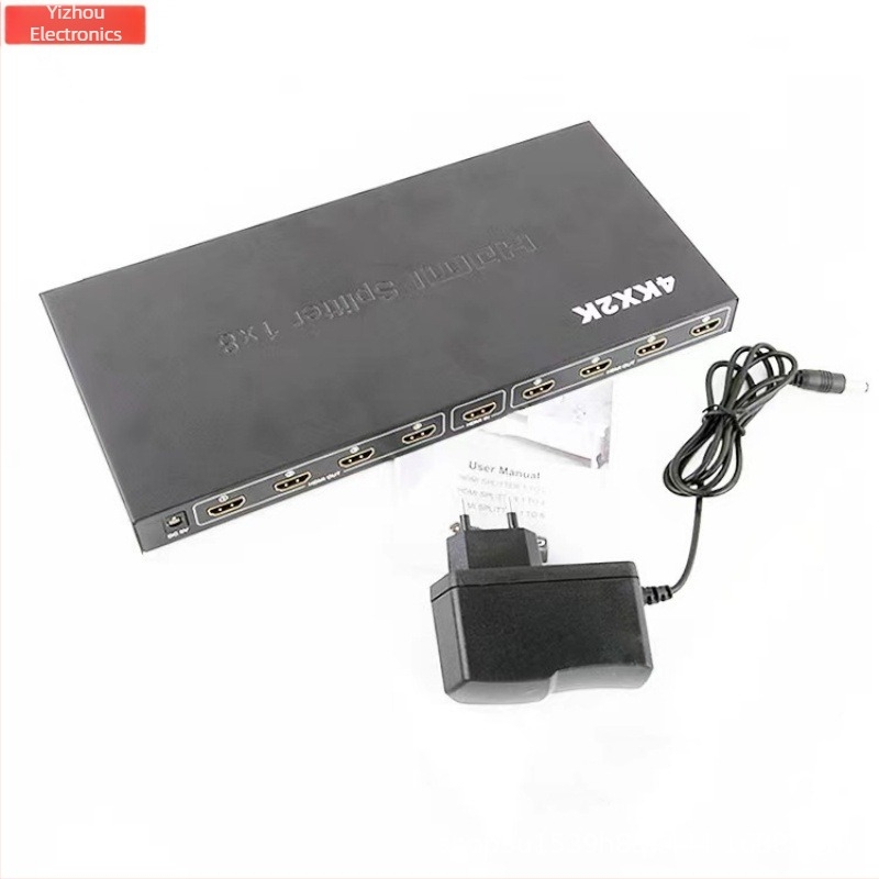 Yi Zhou YZ-H017 HDMI distribuir 1×8, rezolucija 4K×2K, upravljanje napajanjem