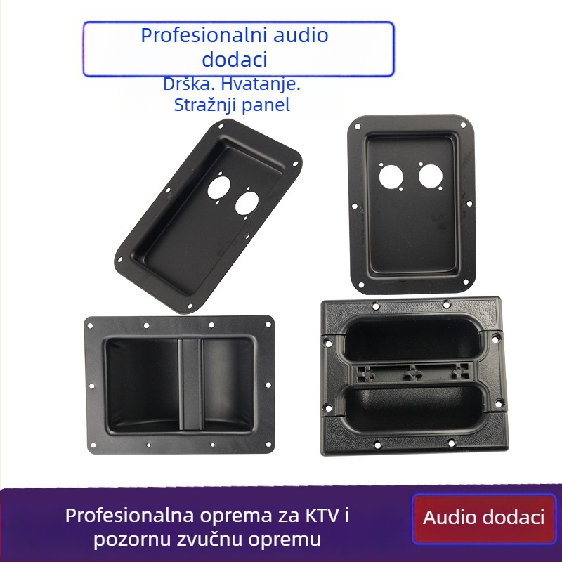 Aksesoari za pozorišne zvučnike — ručka s pravim kutom od željeza Shadow fiber i stražnji panel