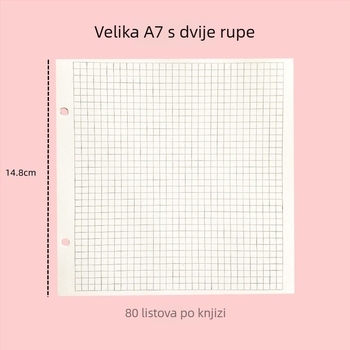6-dijel kvadratni listovi za ljepljivi bilježnicu, šumski papir, 45 listova, prilagodljiva obrada