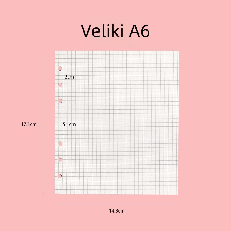 6-dijel kvadratni listovi za ljepljivi bilježnicu, šumski papir, 45 listova, prilagodljiva obrada
