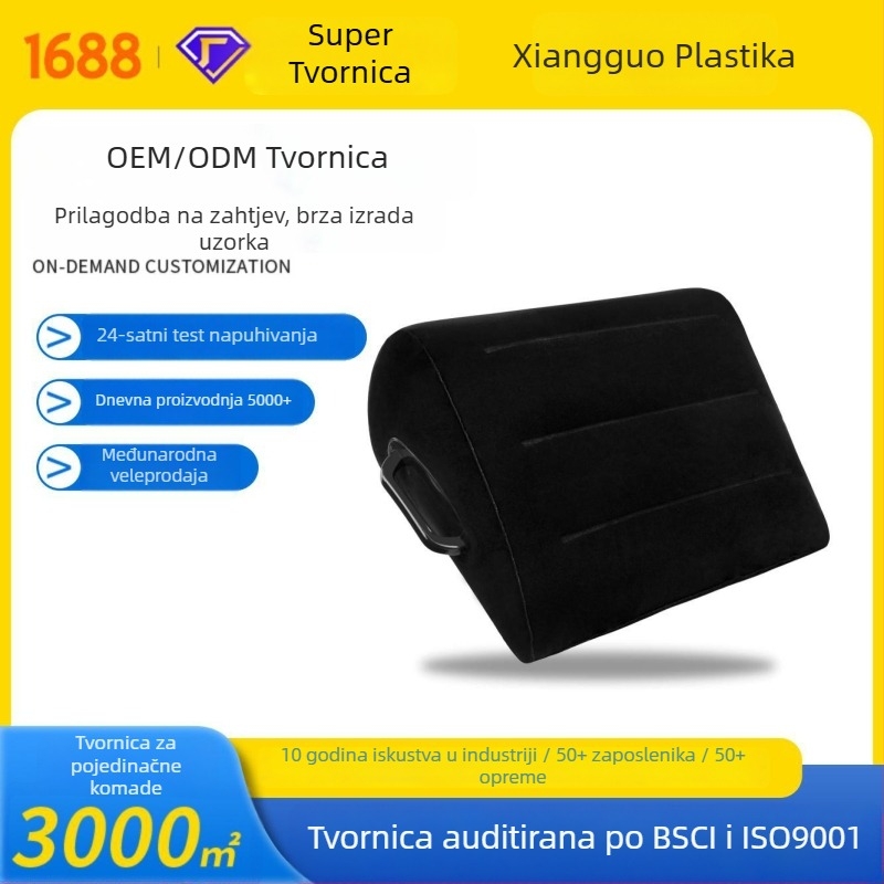 Naduvavanje trokutasti jastuk za parove s drškom – PVC, debljina 0,35 mm, model 548, težina 0,3 kg