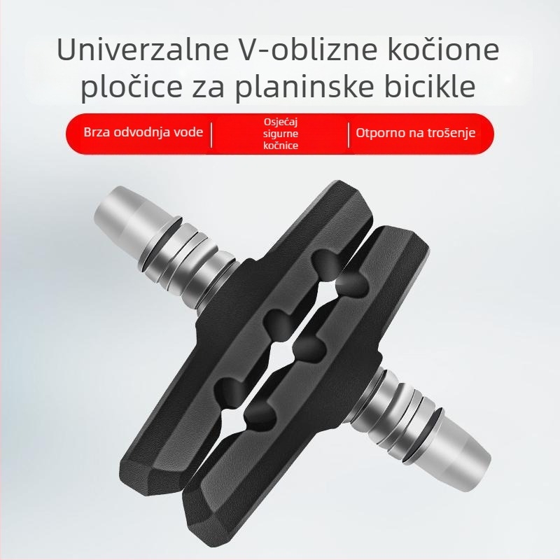 Kočničke pločice za bicikl za planinski bicikl, V-fren, gumene pločice, univerzalna kompatibilnost (mehaničko kočenje; marka: Senowoiry/Ji Rui; model: Brake pads; tip: Brake pads)