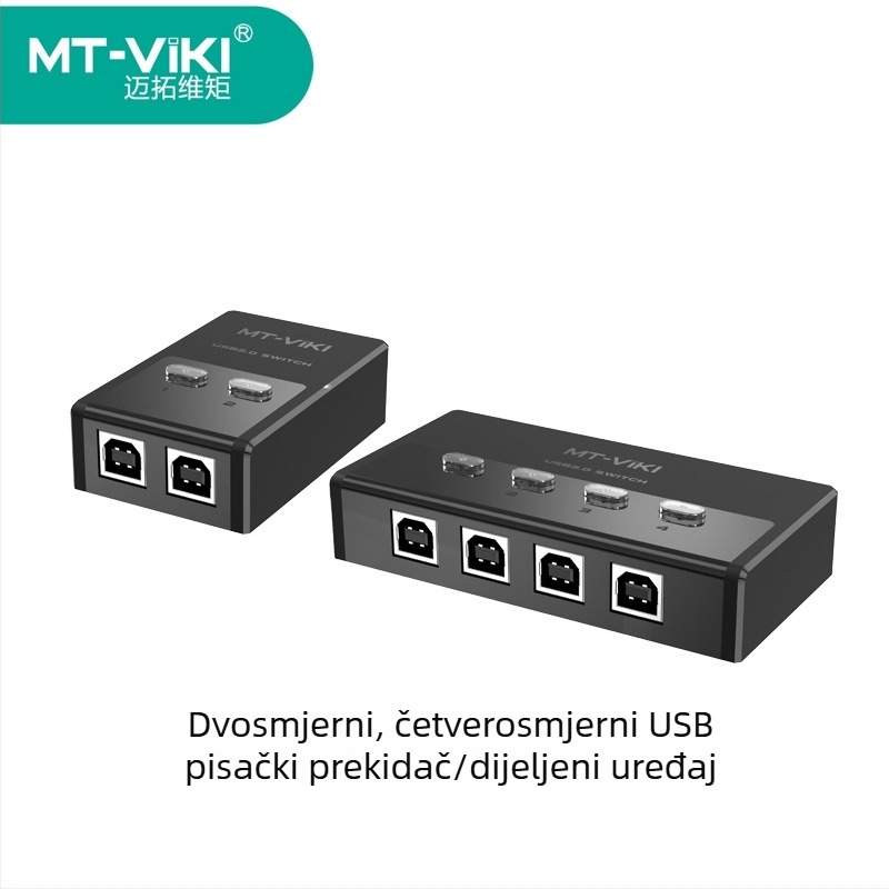 Maituo MT-SW221-CH USB prekidač za dijeljenje pisača, udaljeno buđenje, Windows XP podrška