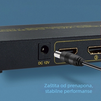 FJ-HS401 Četvero-kanalni HD HDMI video splicer, 4 ulaza / 1 izlaz, obrada slike