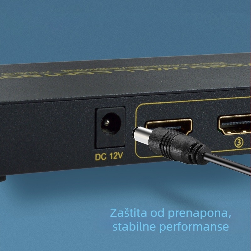FJ-HS401 Četvero-kanalni HD HDMI video splicer, 4 ulaza / 1 izlaz, obrada slike