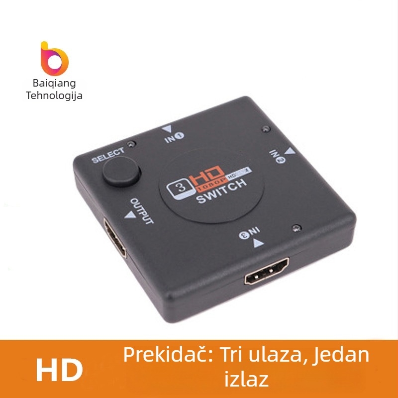 HDMI prekidač 3 ulaza 1 izlaz, 1080p60