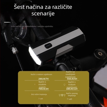 EOS800 Svjetlo za bicikl za noćnu vožnju - planinski bicikl LED700LM