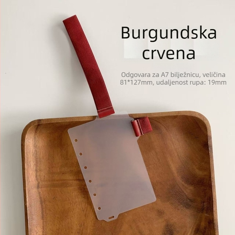 Yulu Dijeljivi planer s klipom za pero – PP unutarnja stranica, Loose-Leaf refill, prilagodljivo, kod Q3-120, 1 list