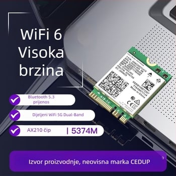 EDUP EP-AX210 bežična mrežna kartica, 3000 Mbps, PCI sučelje, 802.11g/b/n