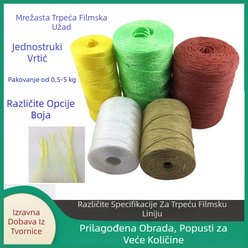 PP užad za bale slame - Leap marka - širina 1,5 mm - nosivost 4 kg