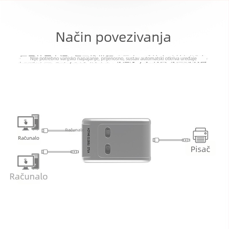 Maxtor MT-SW221/SW241 USB hub za pisače, 2 ili 4 porta, predstavljen 2014.