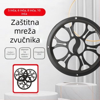 Poklopac mrežaste zvučnika s ukrasnim krugom za zaštitu subwoofera – audio dodaci