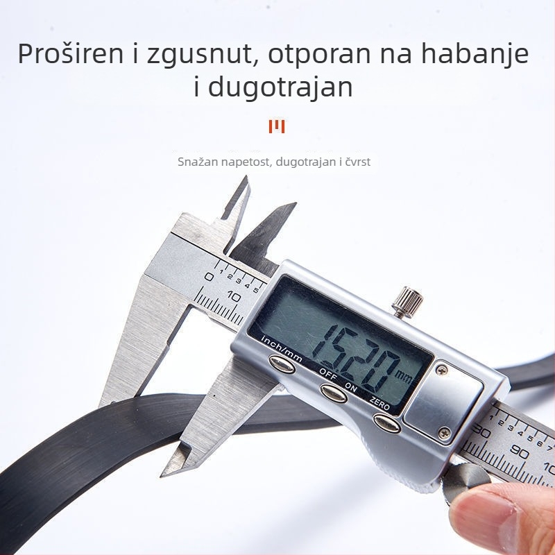 Elastična gumena traka s dvostrukom kopčom, marka Friendly, za motocikle, električne bicikle, prtljažnike i prtljagu