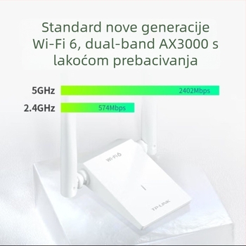TP-Link USB WiFi 6 adapter AX3000 TL-XDN9000H, 3000 Mbps, 2,4/5 GHz, bez upravljačkih programa