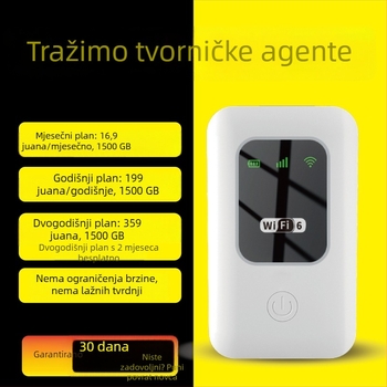 Prijenosni 4G Wi‑Fi hotspot TM20-01, 150Mbps, 802.11n, Wi‑Fi 6 kompatibilan