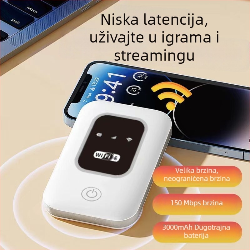 Prijenosni 4G Wi‑Fi hotspot TM20-01, 150Mbps, 802.11n, Wi‑Fi 6 kompatibilan