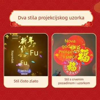 LED žarulja sa sedam boja koja se mijenja za posebne efekte, 220V, plastično kućište, PC sjenilo, napajanje iz utičnice, bez regulatora svjetla