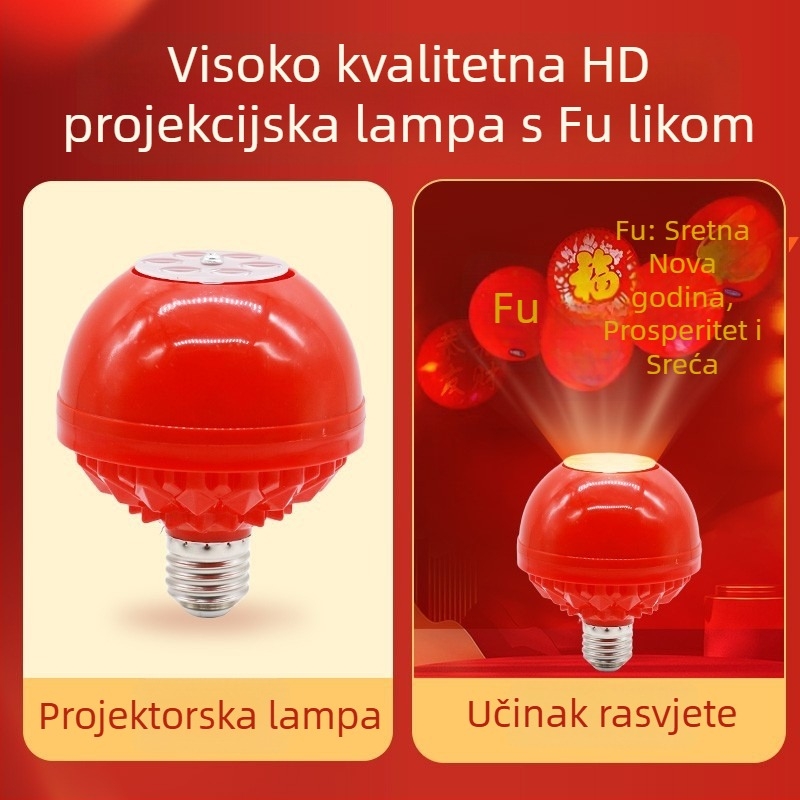 LED žarulja sa sedam boja koja se mijenja za posebne efekte, 220V, plastično kućište, PC sjenilo, napajanje iz utičnice, bez regulatora svjetla