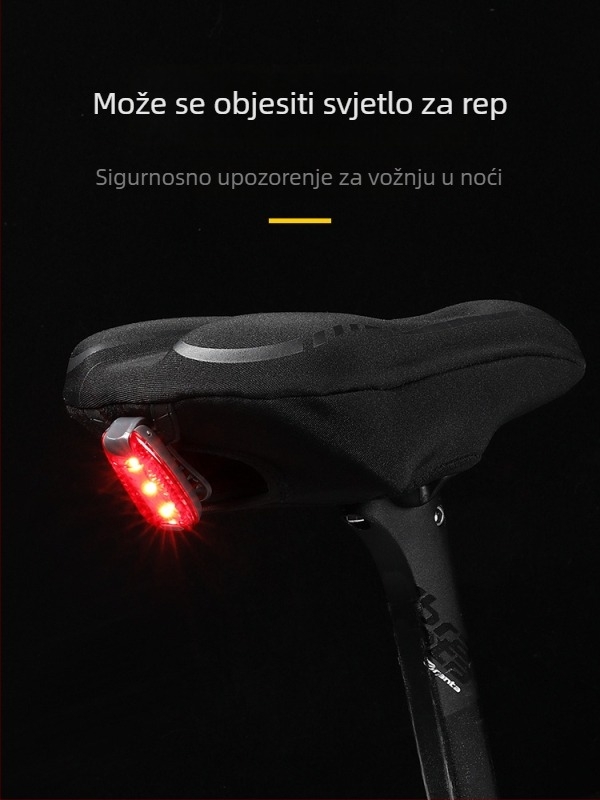 Navlaka za sjedalo bicikla s udobnim jastučićem i silikonskom amortizacijom, materijal najlon + silikon, model 08CU0007, za planinske bicikle