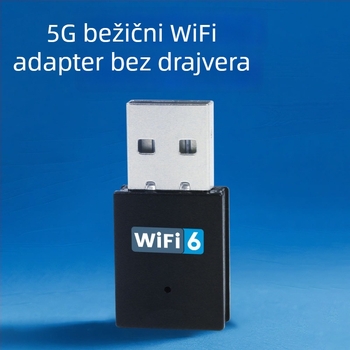 MWS WK20 USB Wi‑Fi adapter, dvostruki pojas 900 Mbps, IEEE 802.11ax/ac/n/g/b, 2.4/5 GHz