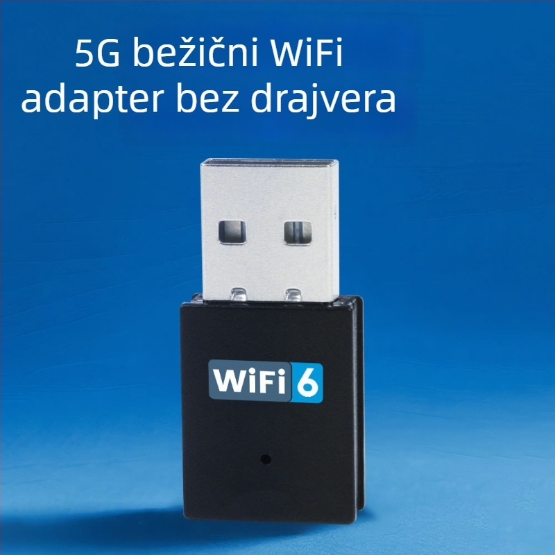 MWS WK20 USB Wi‑Fi adapter, dvostruki pojas 900 Mbps, IEEE 802.11ax/ac/n/g/b, 2.4/5 GHz