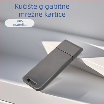 Plastično kućište za bežični USB Wi‑Fi adapter s trakom za nošenje