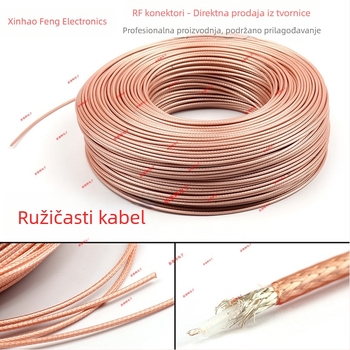 SMA-J muški na muški RF/GSM/GPRS/Wi-Fi/Bluetooth produžna antena s RG316 koaksijalnim kabelom