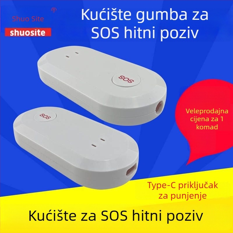 Kućište SOS uređaja za nužno pozivanje – ABS, elektroničko kućište, otvor za vanjsku antenu